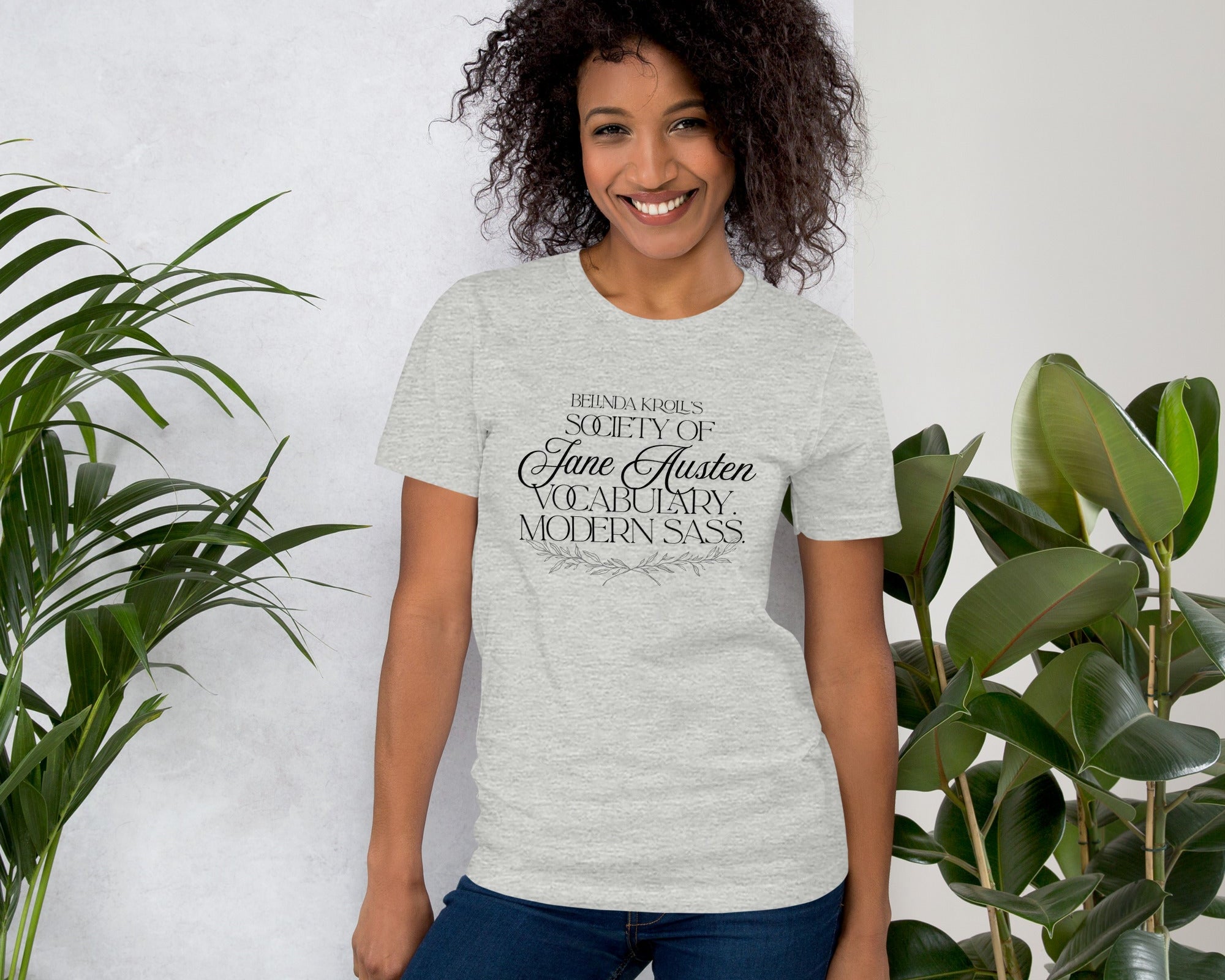 Society of Jane Austen vocabulary, modern sass (t-shirt) - Belinda Kroll