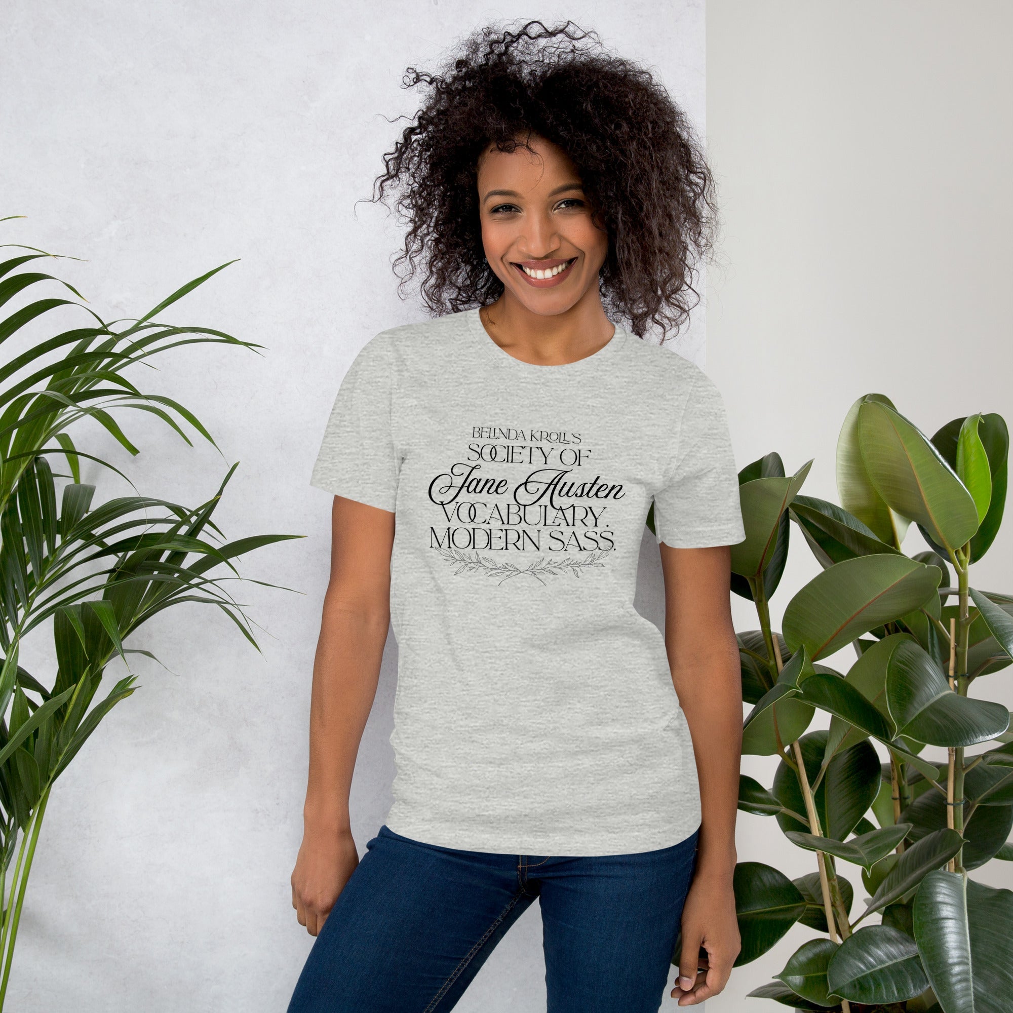 Society of Jane Austen vocabulary, modern sass (t-shirt) - Belinda Kroll