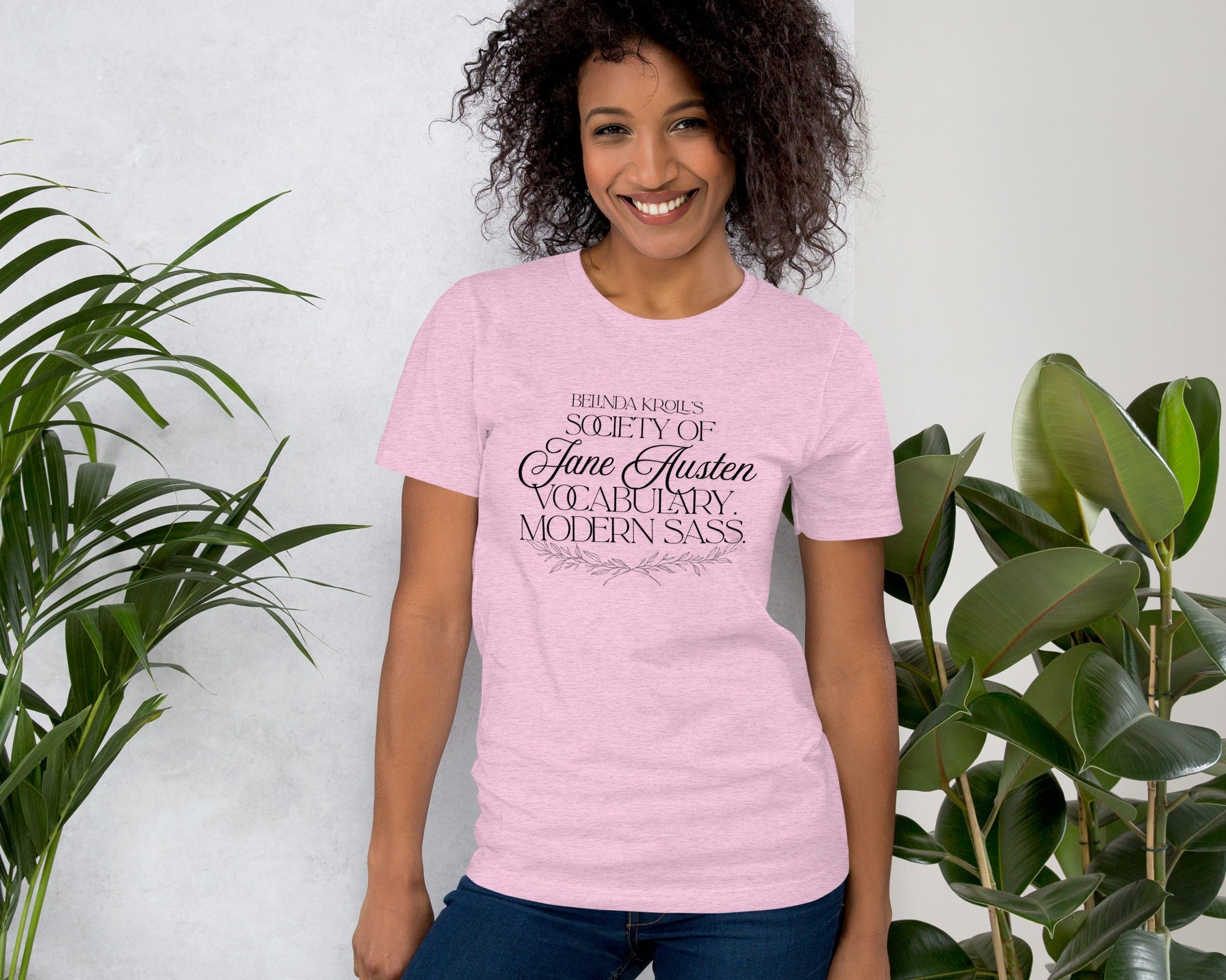 Society of Jane Austen vocabulary, modern sass (t-shirt) - Belinda Kroll