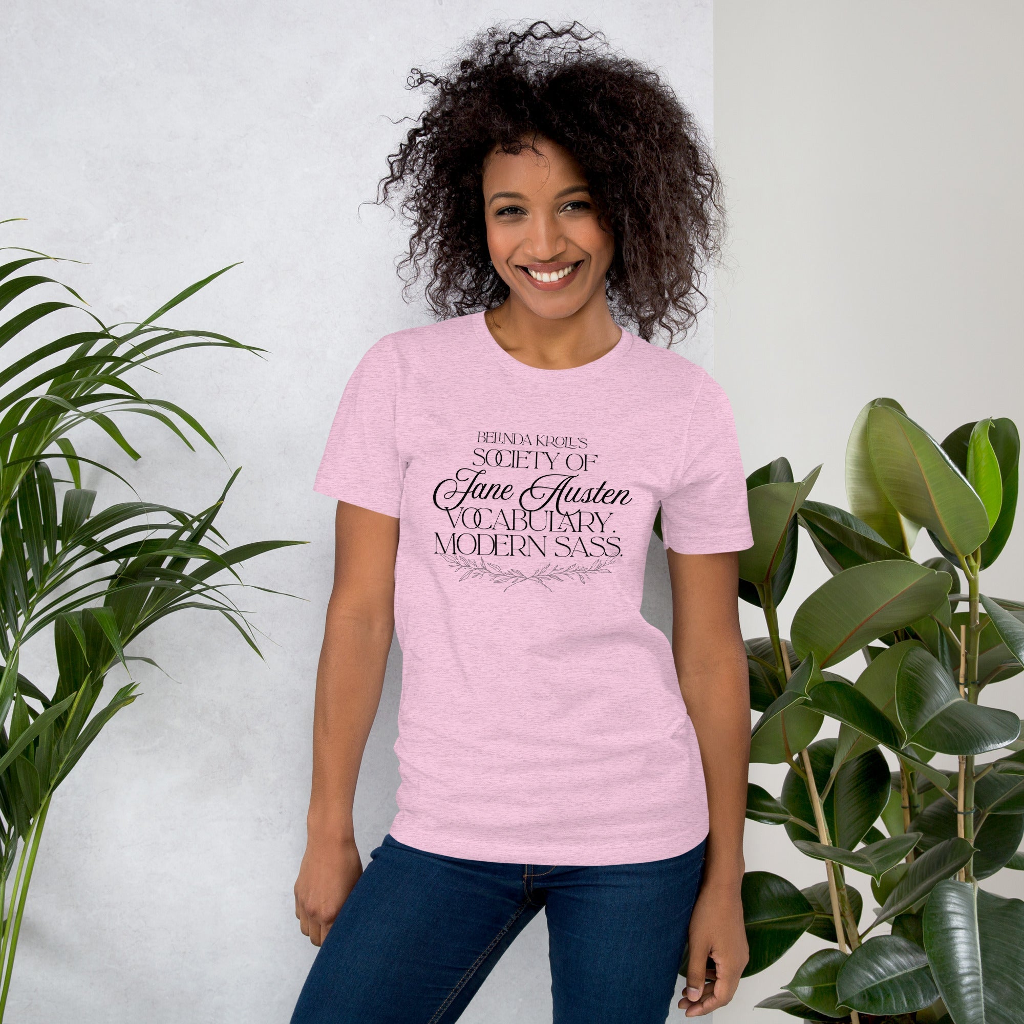 Society of Jane Austen vocabulary, modern sass (t-shirt) - Belinda Kroll
