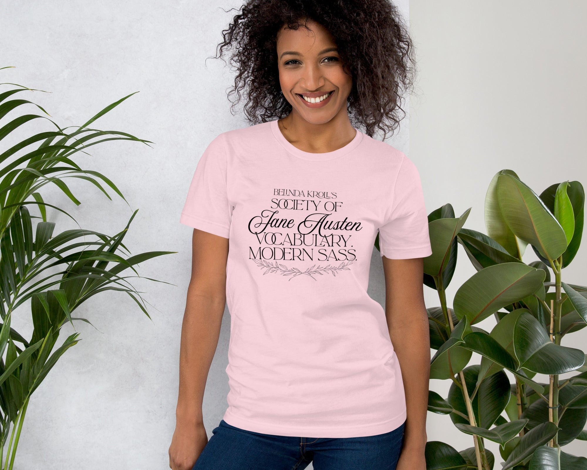 Society of Jane Austen vocabulary, modern sass (t-shirt) - Belinda Kroll