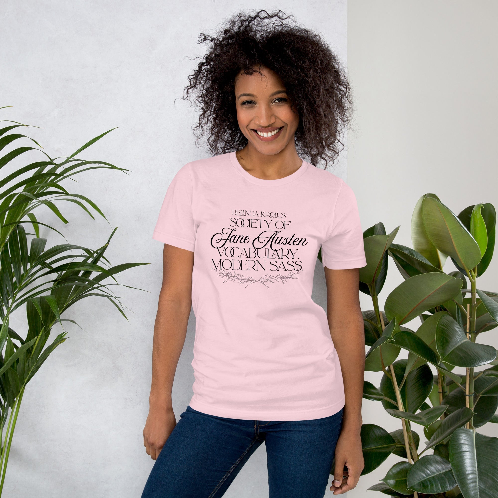 Society of Jane Austen vocabulary, modern sass (t-shirt) - Belinda Kroll