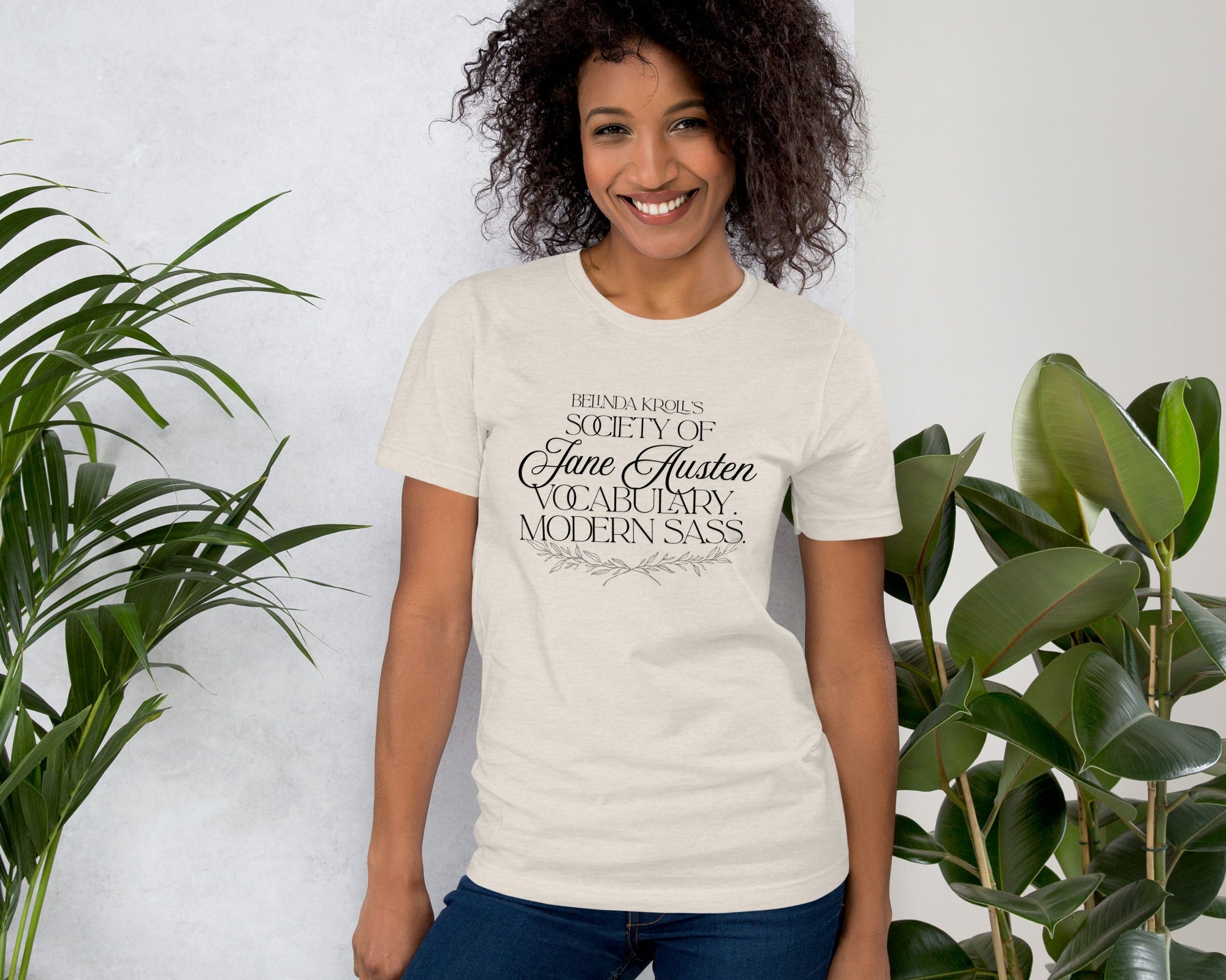Society of Jane Austen vocabulary, modern sass (t-shirt) - Belinda Kroll