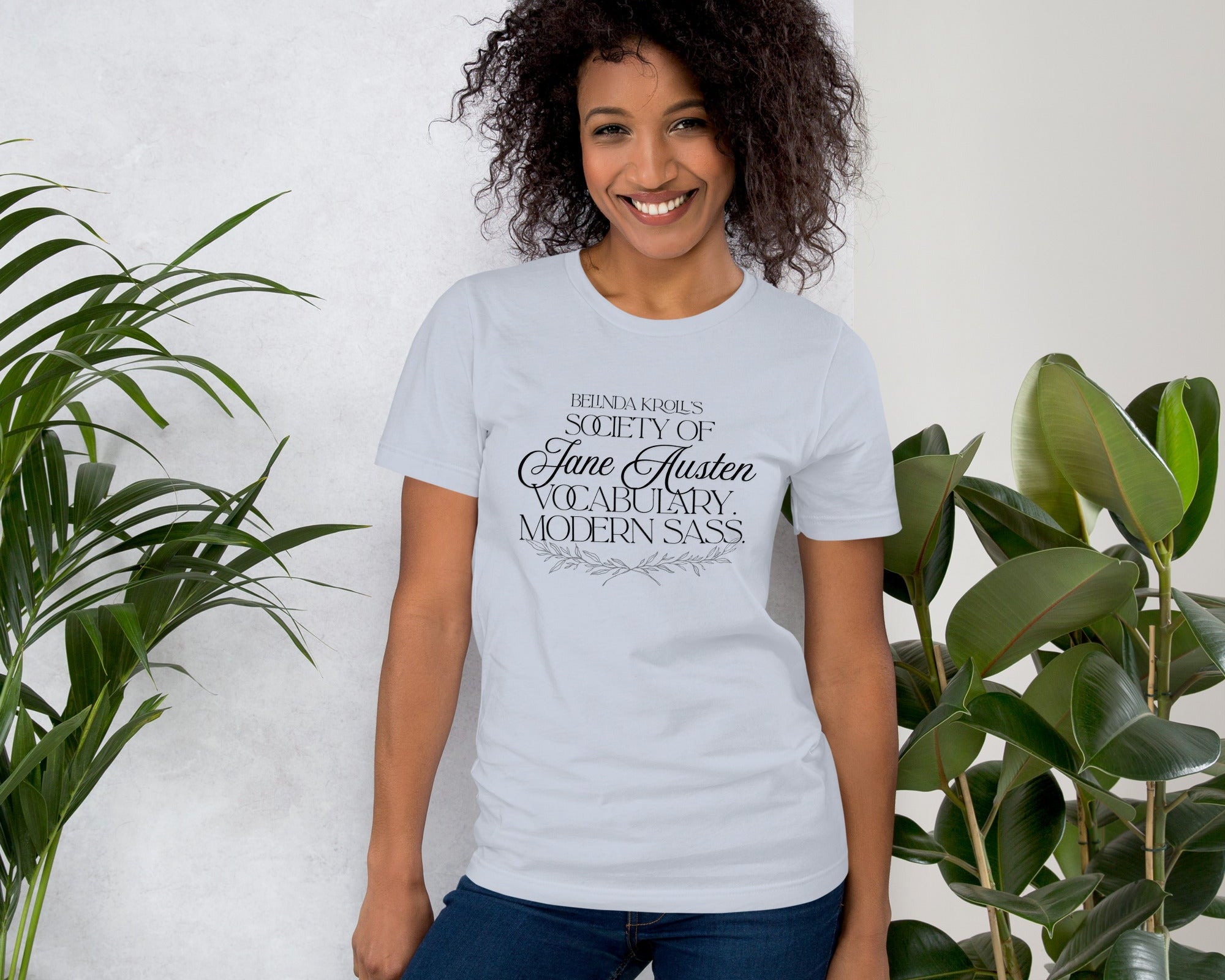 Society of Jane Austen vocabulary, modern sass (t-shirt) - Belinda Kroll