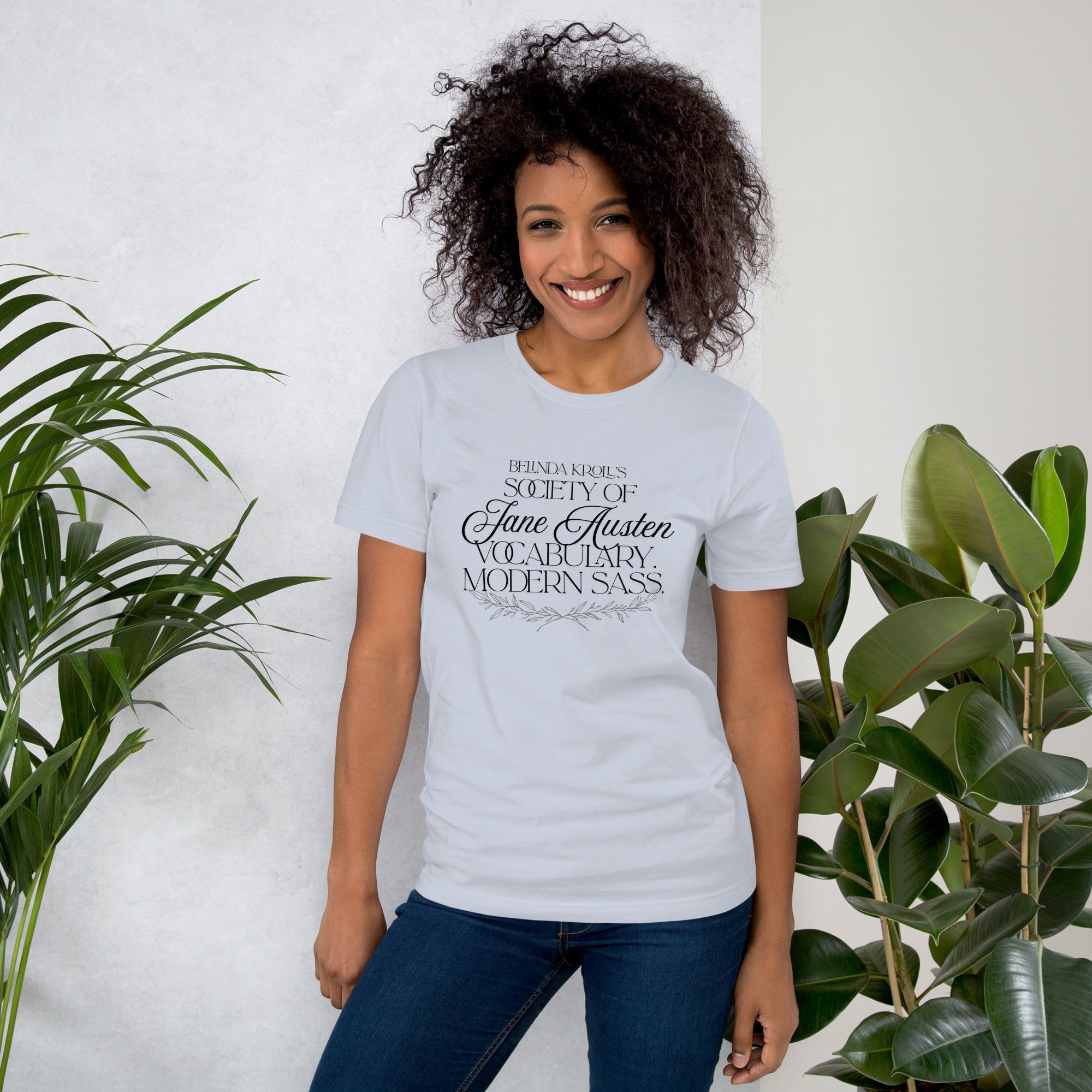 Society of Jane Austen vocabulary, modern sass (t-shirt) - Belinda Kroll