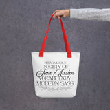 Society of Jane Austen vocabulary, modern sass (tote bag) - Belinda Kroll
