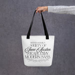Society of Jane Austen vocabulary, modern sass (tote bag) - Belinda Kroll