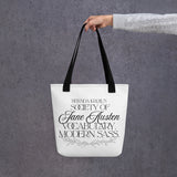 Society of Jane Austen vocabulary, modern sass (tote bag) - Belinda Kroll