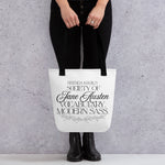 Society of Jane Austen vocabulary, modern sass (tote bag) - Belinda Kroll
