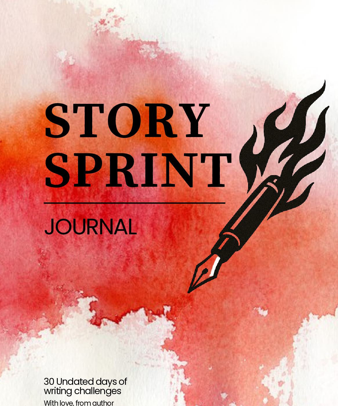 Story Sprint journal (A5): 30 days of writing sprints - Belinda Kroll