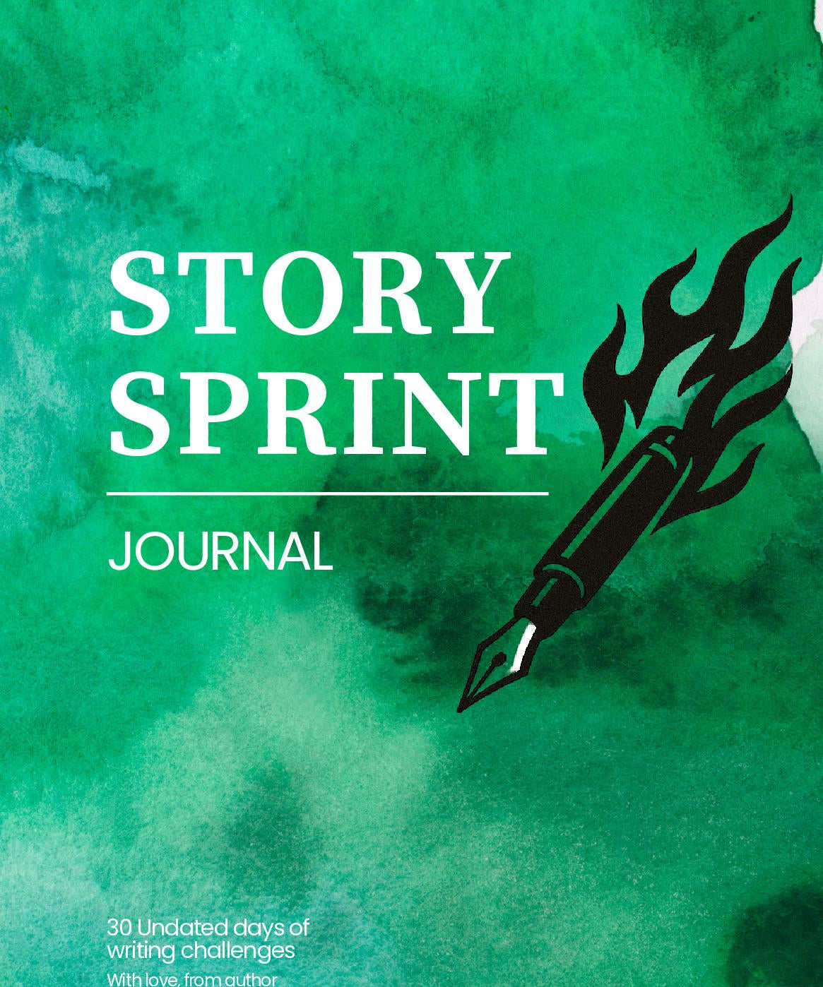 Story Sprint journal (A5): 30 days of writing sprints - Belinda Kroll