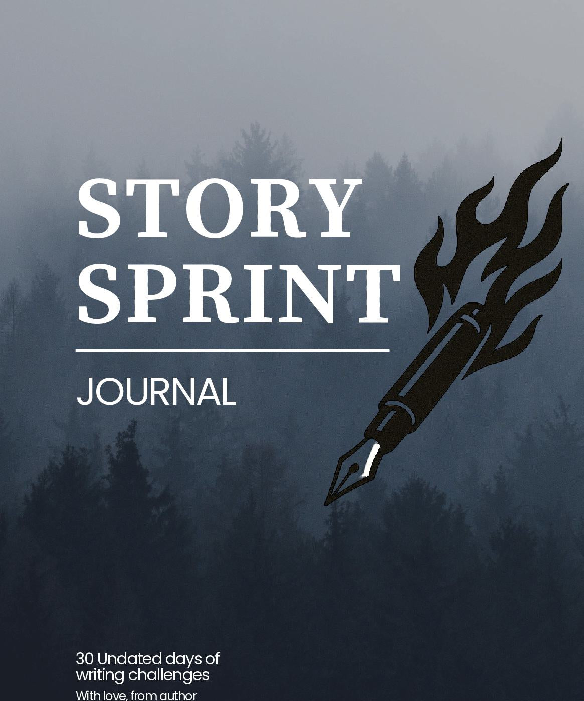 Story Sprint journal (A5): 30 days of writing sprints - Belinda Kroll