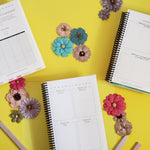 Undated All - in - One Novel Planner (A5 Green splash) - Belinda Kroll