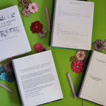 Undated All - in - One Novel Planner (B5 Floral B&W) - Belinda Kroll