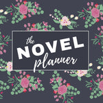 Undated All - in - One Novel Planner (B5 Floral Gray) - Belinda Kroll