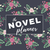 Undated All - in - One Novel Planner (B5 Floral Gray) - Belinda Kroll