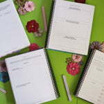 Undated All - in - One Novel Planner (B5 Pink splash) - Belinda Kroll