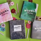 Undated All - in - One Novel Planner (B5 Pink splash) - Belinda Kroll