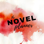 Undated All - in - One Novel Planner (B5 Pink splash) - Belinda Kroll