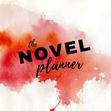 Undated All - in - One Novel Planner (B5 Pink splash) - Belinda Kroll