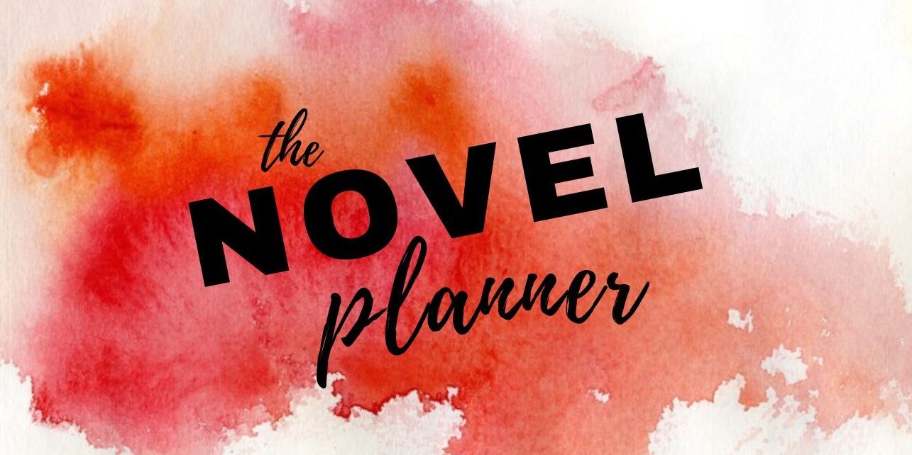 Undated All - in - One Novel Planner (B5 Pink splash) - Belinda Kroll