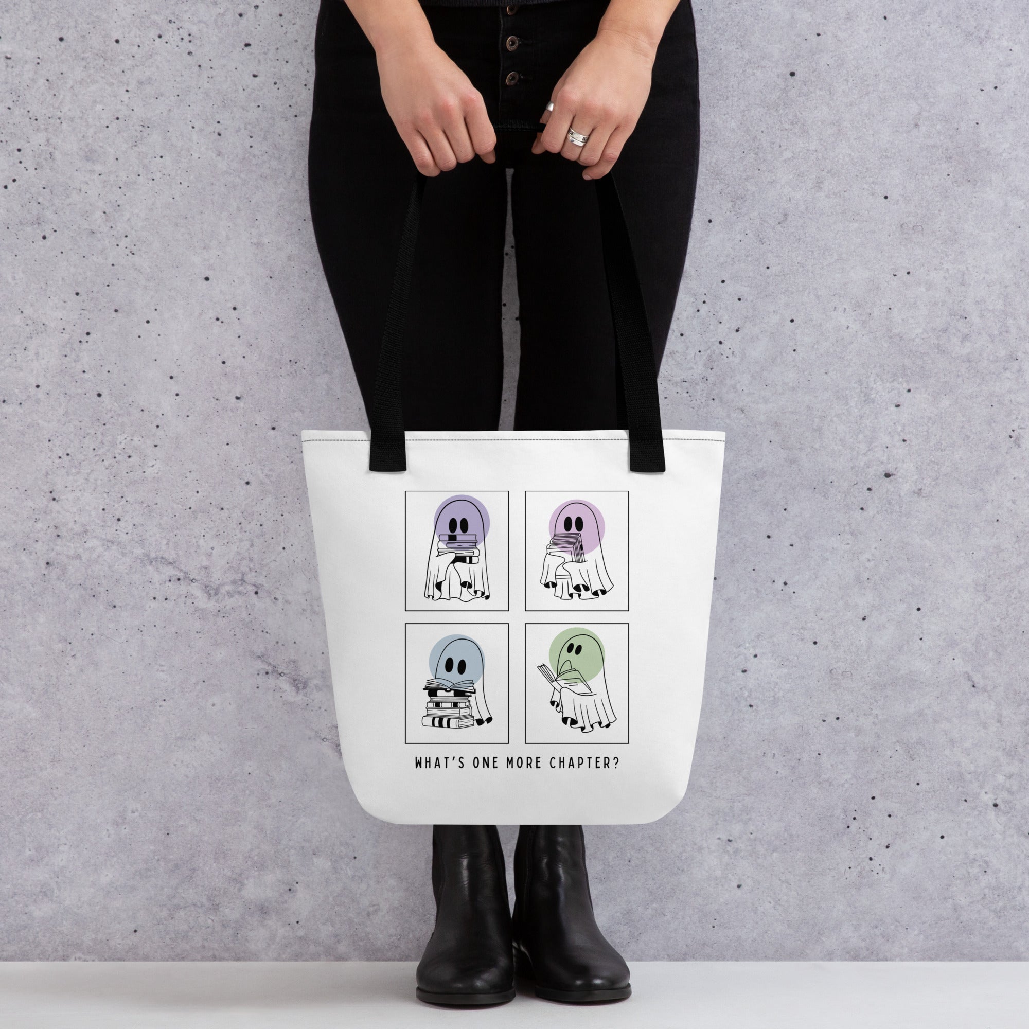 What’s One More Chapter? Ghosties (tote bag) - Belinda Kroll