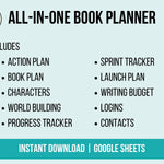 Digital NaNoWriMo all-in-one book planner - Belinda Kroll