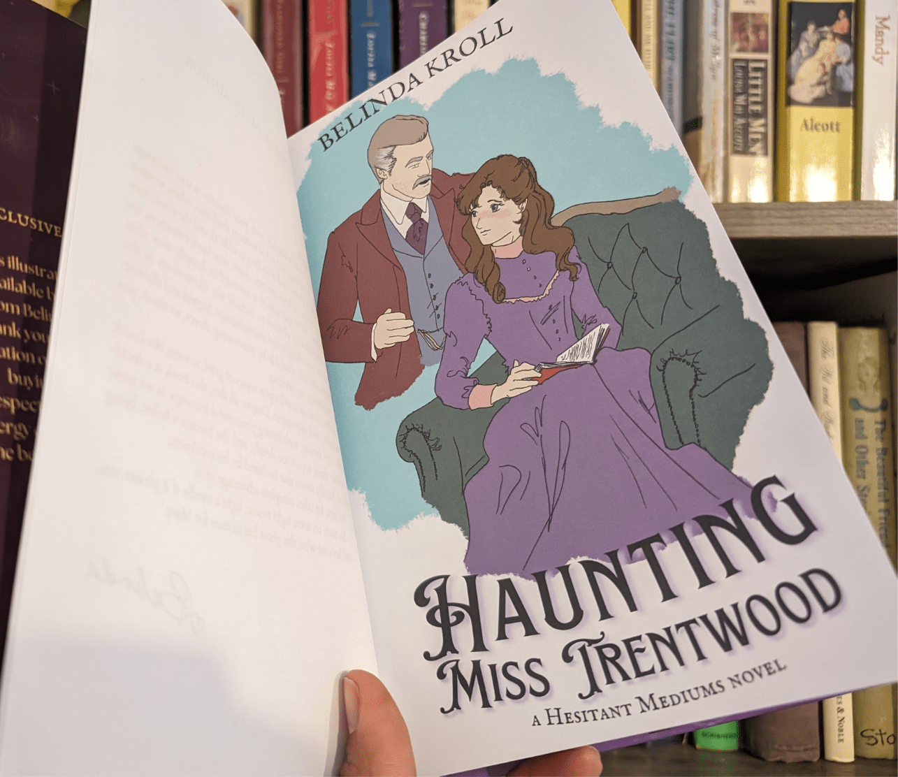 Haunting Miss Trentwood - signed illustrated editions - Belinda Kroll