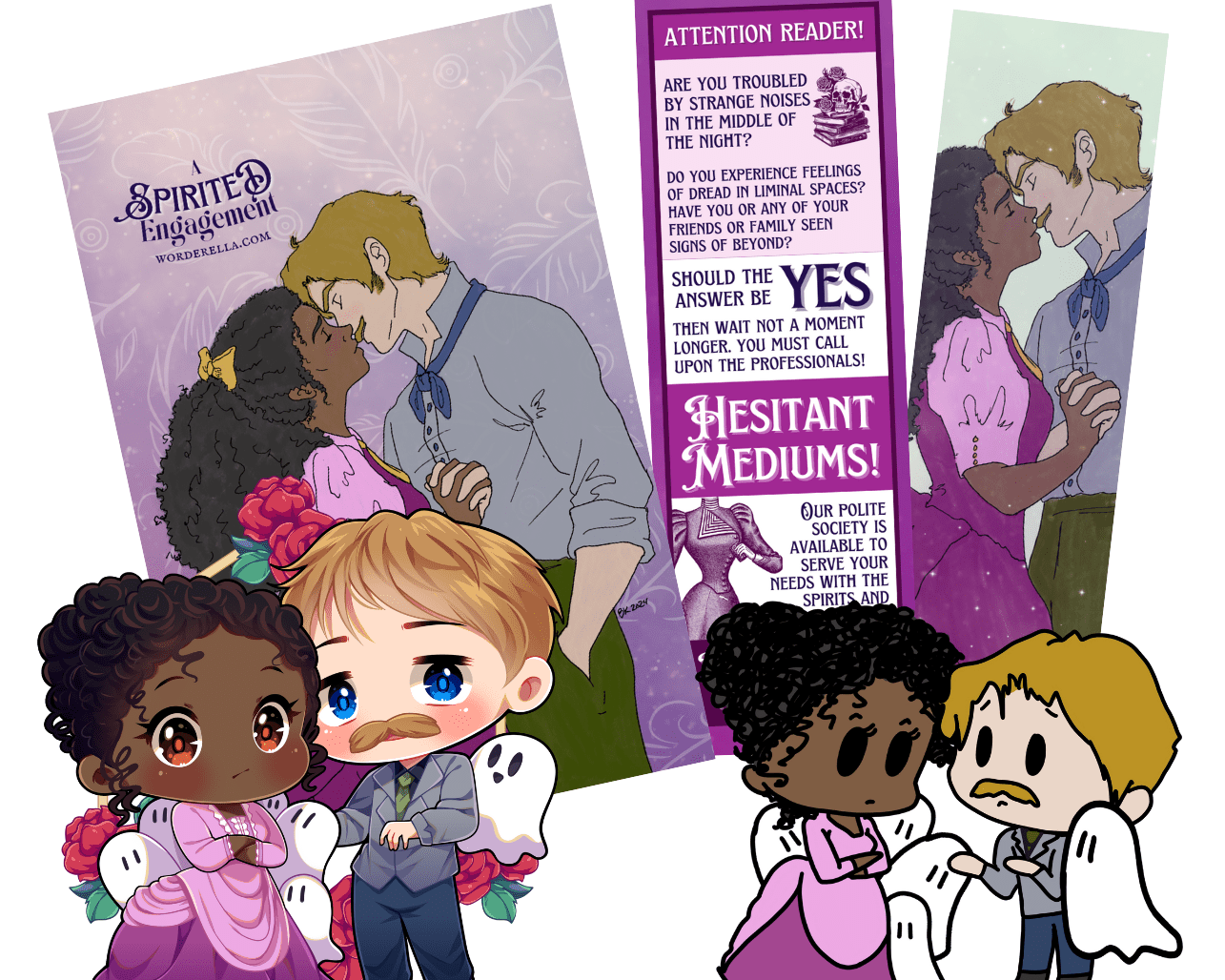 Swag pack for A Spirited Engagement - Belinda Kroll