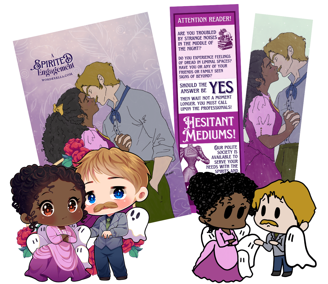 Swag pack for A Spirited Engagement - Belinda Kroll